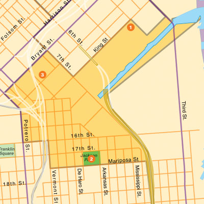 Showplace Square Map