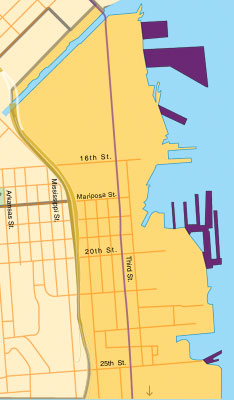 Mission Bay/China Basin Map